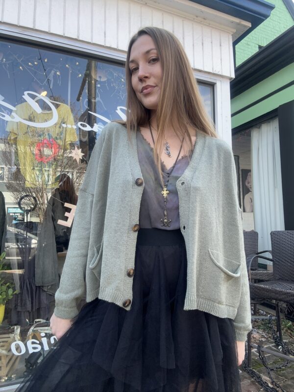 Button Up Sweater