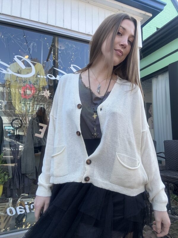 Button Up Sweater