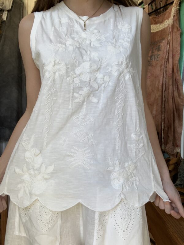 Embroidered Tank
