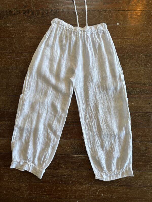 Linen Buttoned Trousers