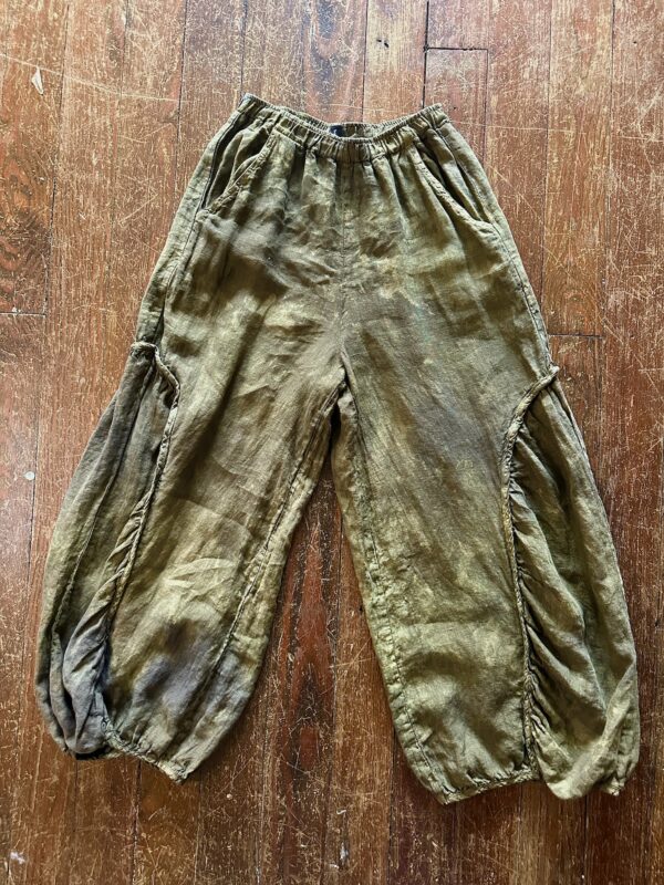 Hand-dyed Linen Pants