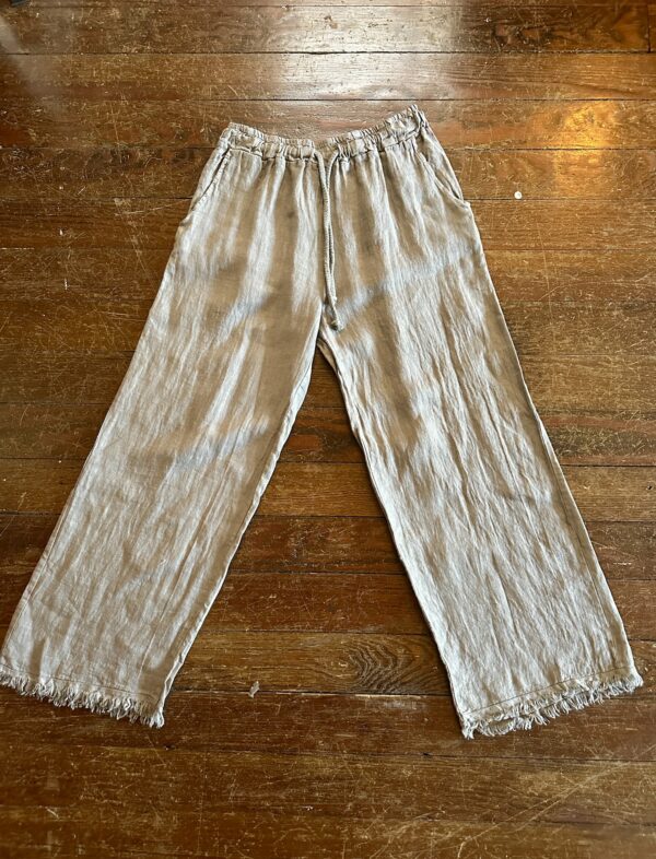 Taupe Linen Pant