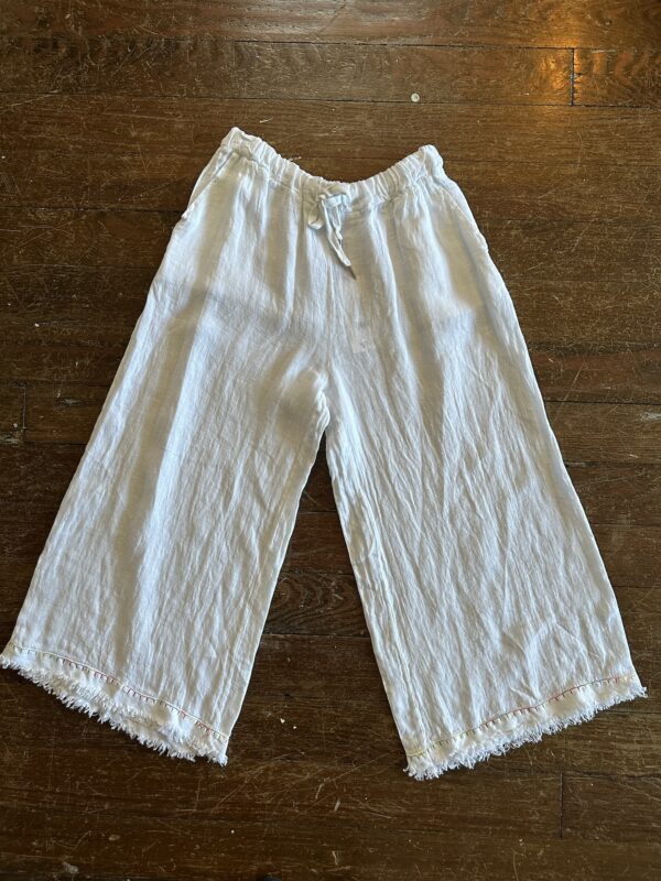 Linen Pant with Stitching