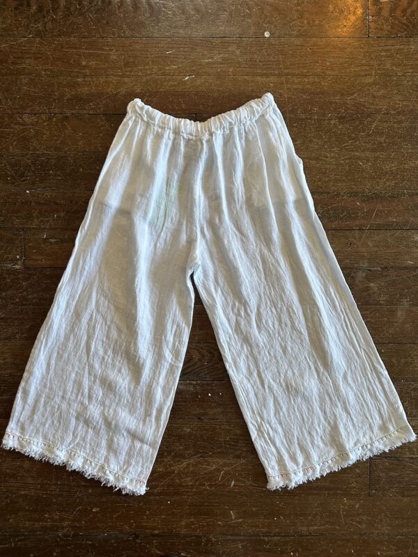 Linen Pant with Stitching