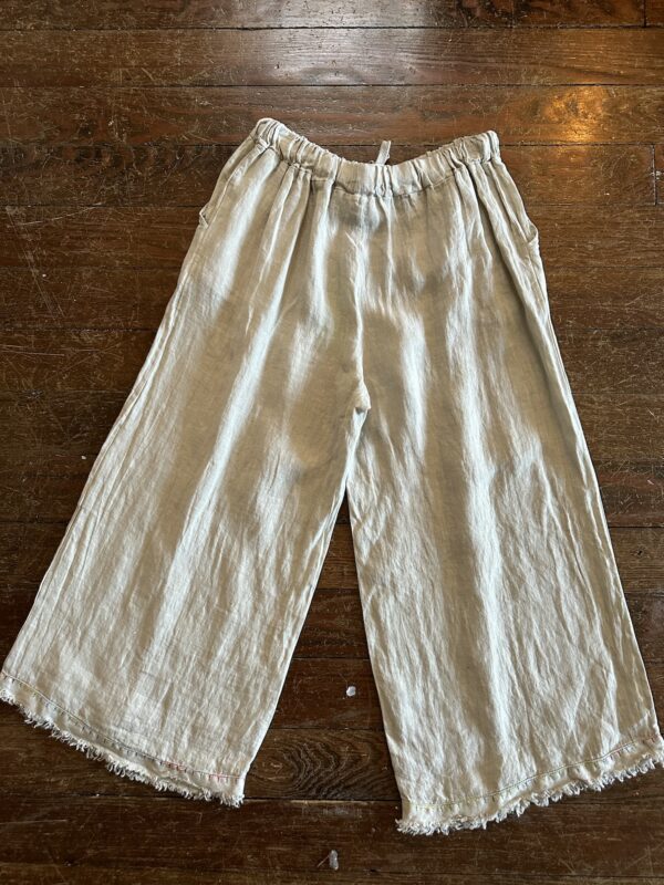 Linen Pant with Stitching