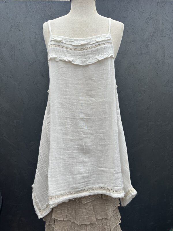 Cotton Ruffle Tank