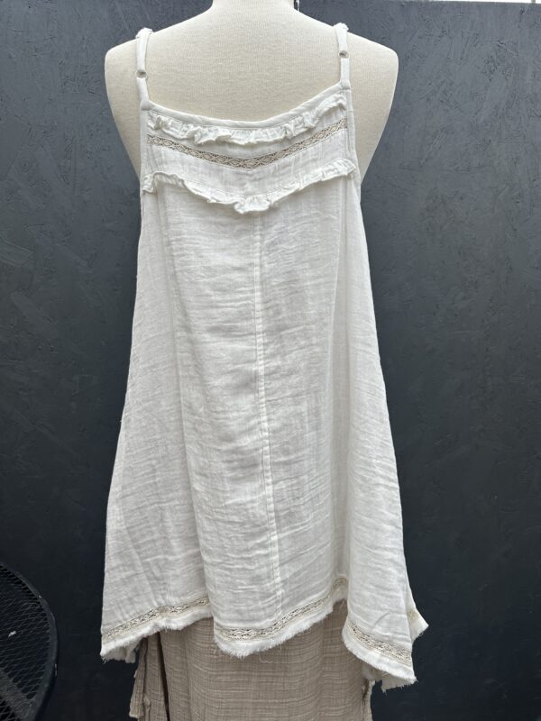 Cotton Ruffle Tank