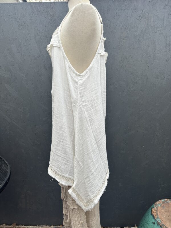 Cotton Ruffle Tank