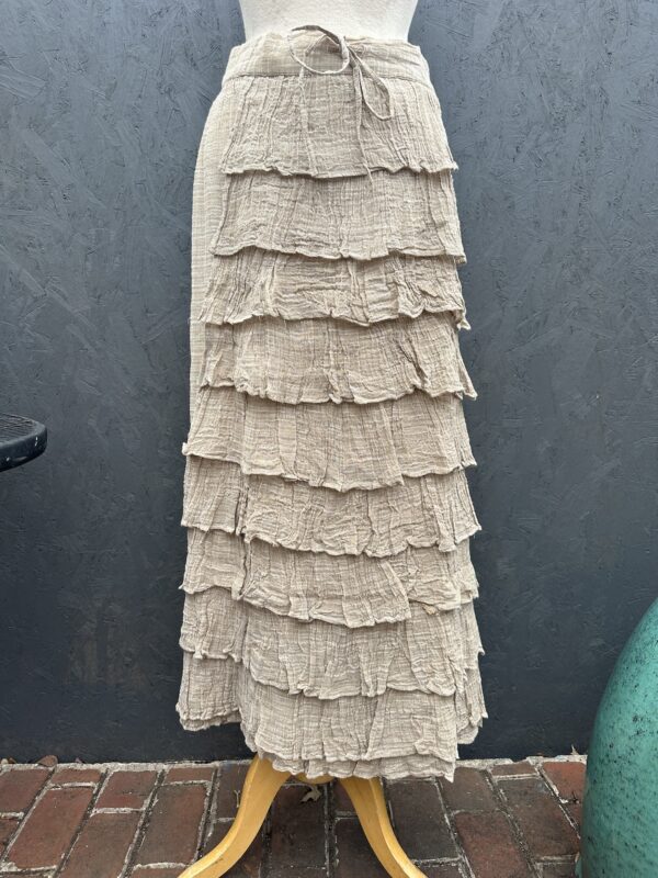 Cotton Ruffled Skirt
