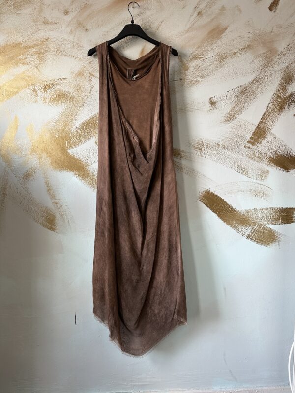 Sanctamuerte Cinnamon Silk Dress