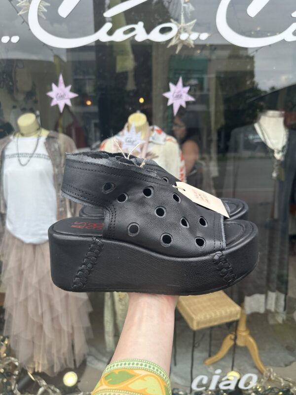 A.S.98 Wedge Sandal with Holes