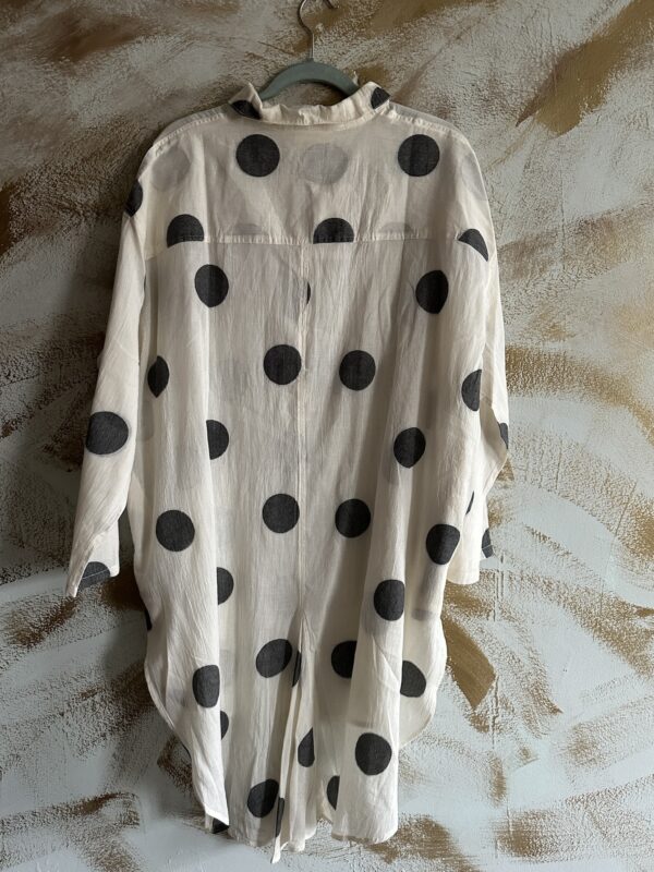 Polka Dot Button Tunic