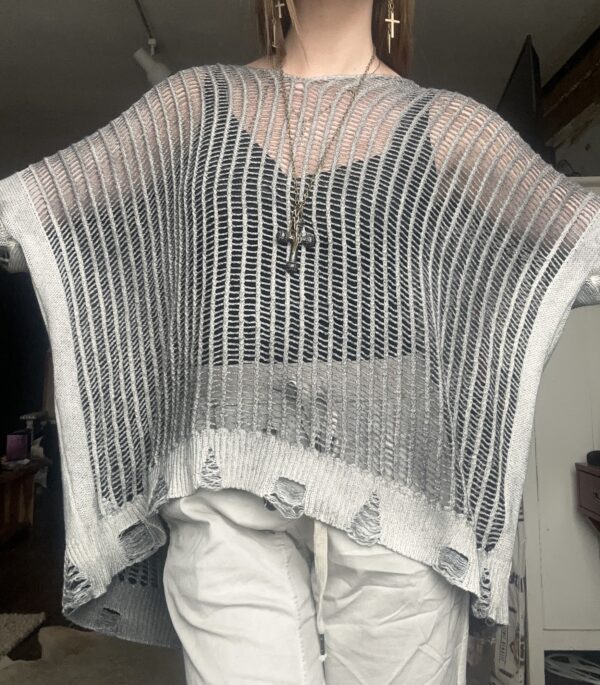 Sanctamuerte Net Pullover