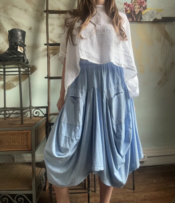 Multi-Pocket Cargo Skirt