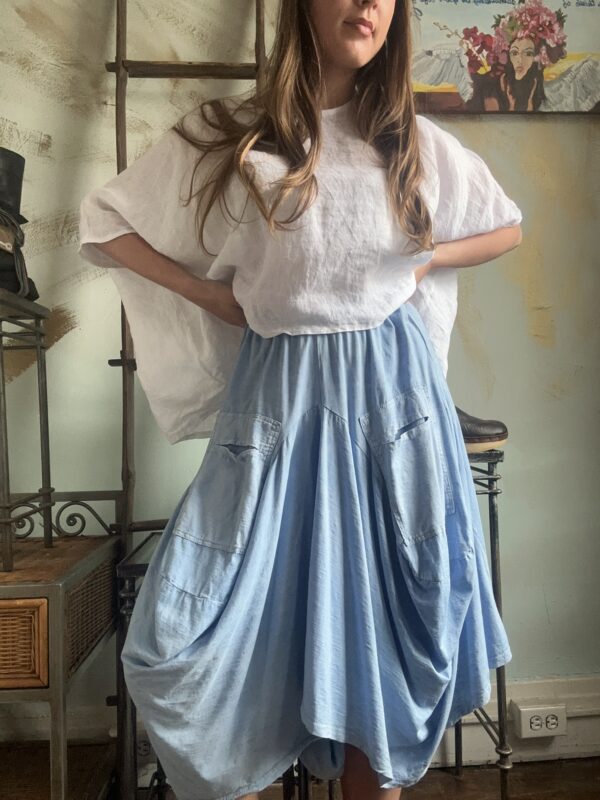 Multi-Pocket Cargo Skirt