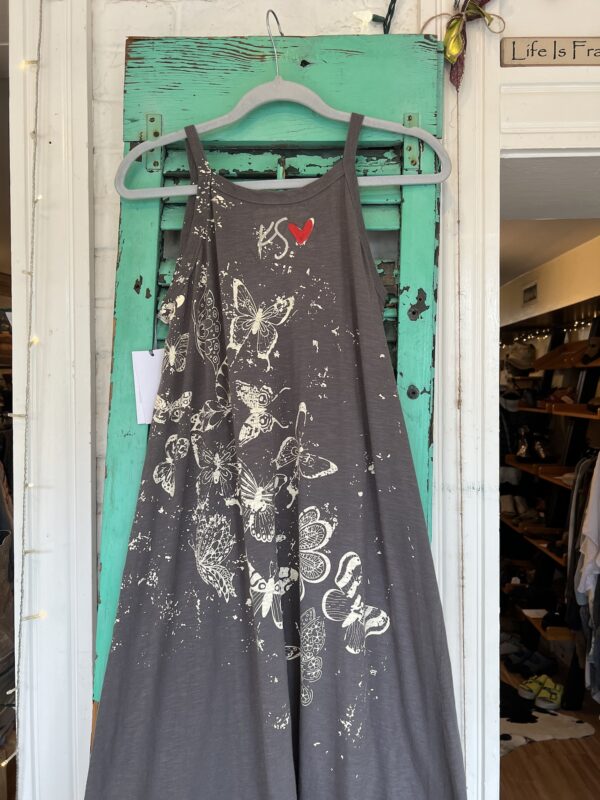 Embroidered Tank Dress