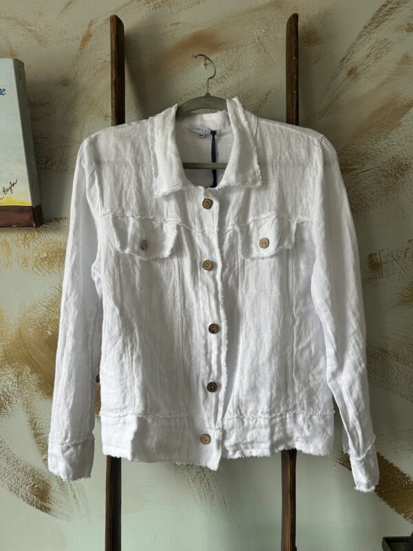 White Linen Jacket