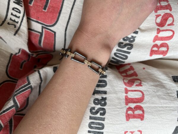 Oxidized Silver Bracelet