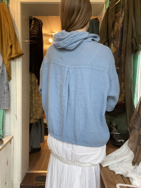 Linen Zip-Up Jacket