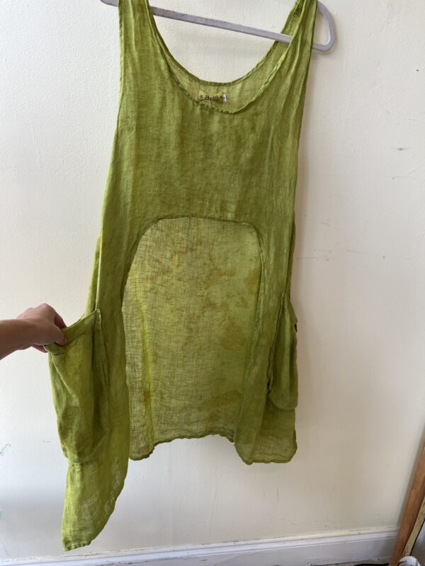 Bodil Hand-Dyed Linen Topper