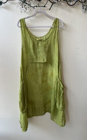 Bodil Hand-Dyed Linen Topper