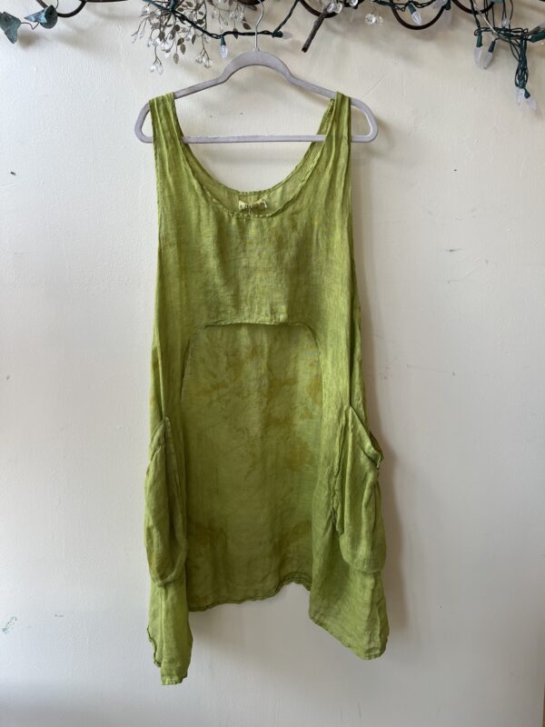 Bodil Hand-Dyed Linen Topper