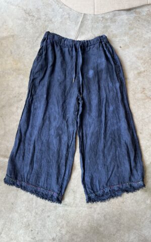 Linen Crop Pants