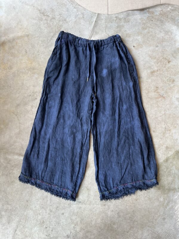 Linen Crop Pants