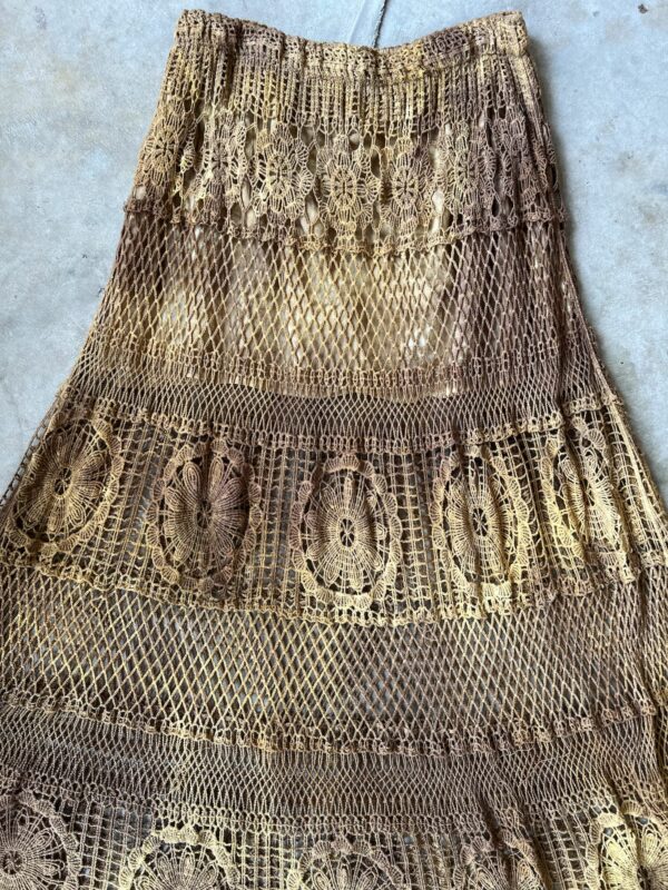 Crocheted Maxi Skirt