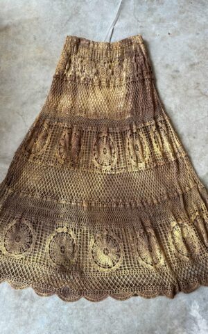 Crocheted Maxi Skirt