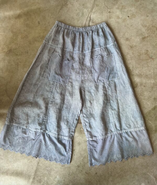 Bodil Hand-Dyed Eyelet Pant