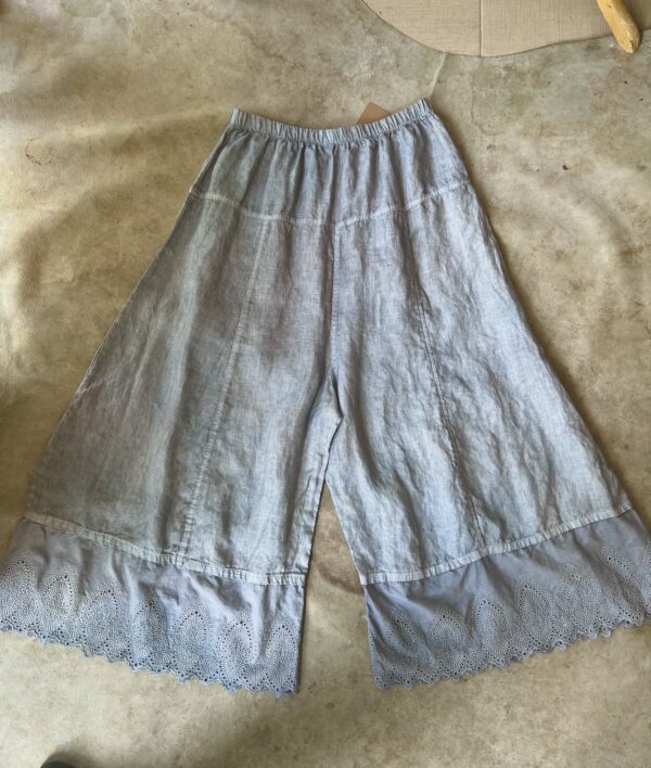 Bodil Hand-Dyed Eyelet Pant