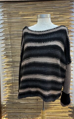 Neutral Striped Sweater