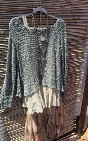 Mimi Sage Sweater