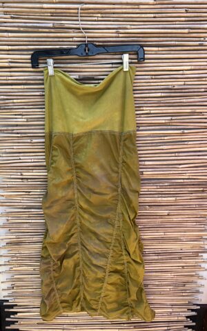 Hand Dyed Parachute Long Skirt
