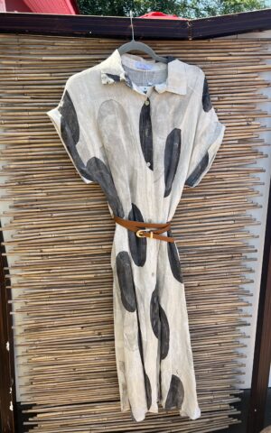 Polka Dot Dress With Belt