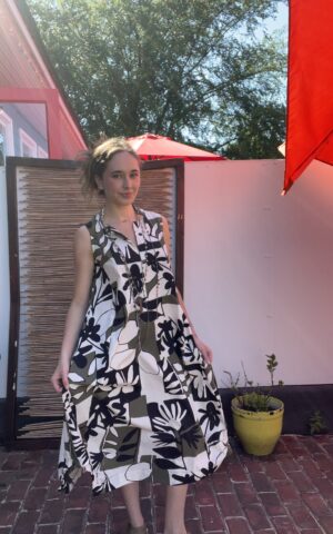 Printed Tank Top Maxi Dress