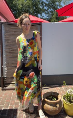 Multicolor Tanktop Maxi Dress