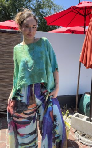 Hand Dyed Crop Top