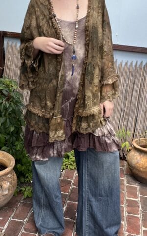 Jaded Gypsy Lace Kimono (Dyed and Undyed)